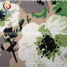 Tejido de lino de algodón tejido impreso para textil de ropa de mujer (GLLML103)